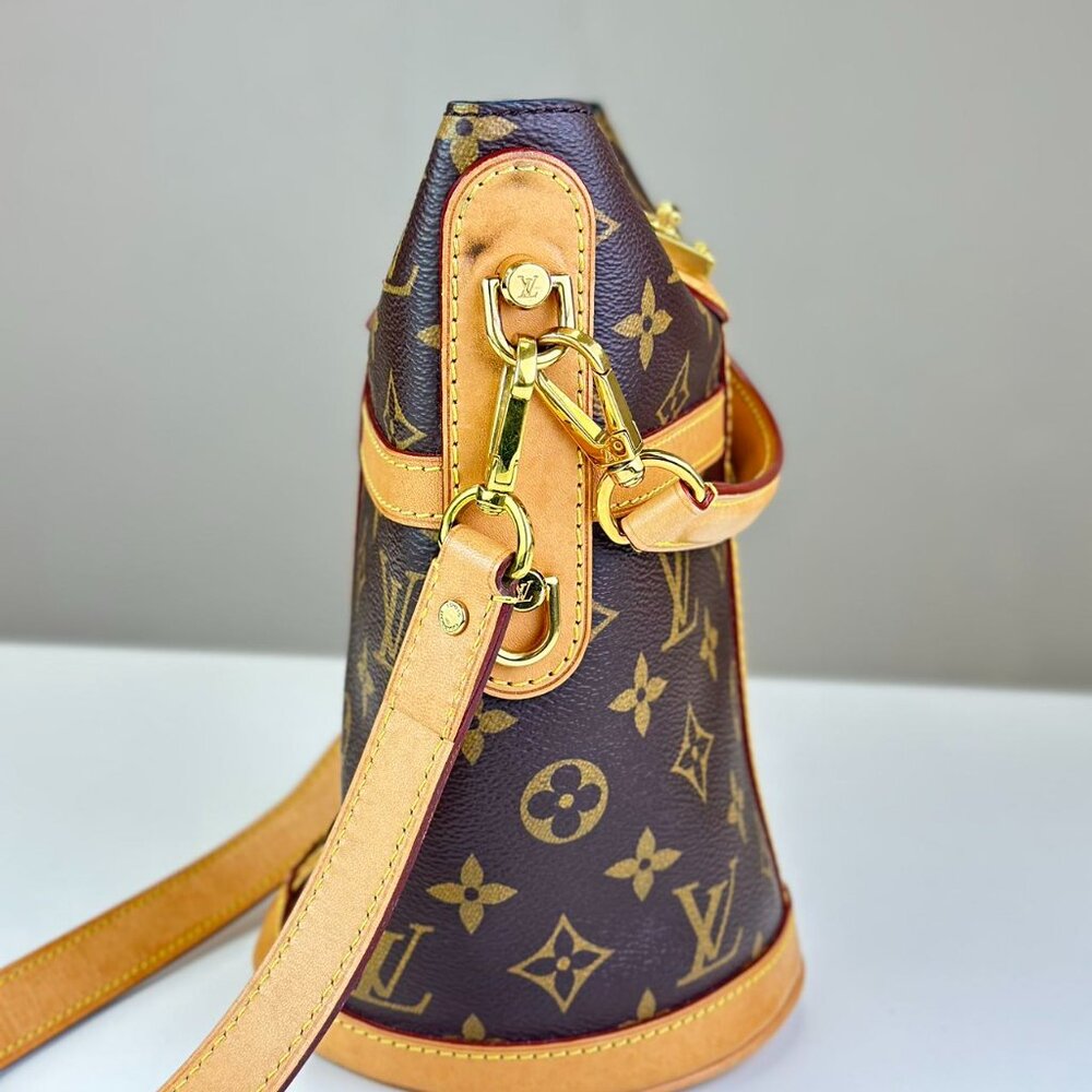 Louis Vuitton Monogram Canvas Duffle Shoulder Bag Crossbody - Picture 4 of 8